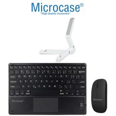 Microcase Lenovo Yoga Smart Tab TB-X705F Touchpad Bluetooth Klavye 24 cm + Mouse + Stand AL2766