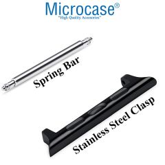 Microcase Apple Watch Series 10 42mm to 22 mm Çevirici Metal Kordon Kayış Adaptörü Set - AL3133