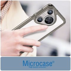 Microcase Huawei Pura 70 Pro  Shield Serisi Darbeye Dayanıklı Yarı Esnek Plastik Tpu Kılıf - AL8100