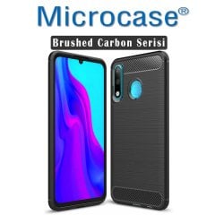 Microcase Huawei Nova 4e Brushed Carbon Kılıf + CAM