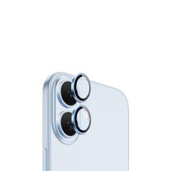 Microcase Iphone 16 / 16 Plus Kamera Camı Lens Koruyucu Halka Set - AL8114