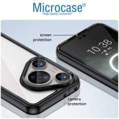 Microcase Huawei Pura 70 Pro Plus  Shield Serisi Darbeye Dayanıklı Yarı Esnek Plastik Tpu Kılıf - AL8100