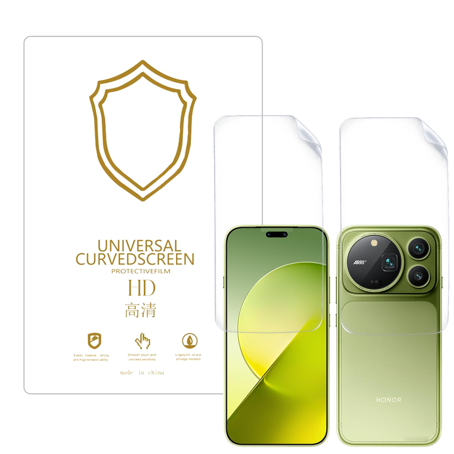 Microcase Honor Magic 9 Pro Max ile Uyumlu Full Tpu Nano Ön Arka Ekran Koruma Filmi - EKM103