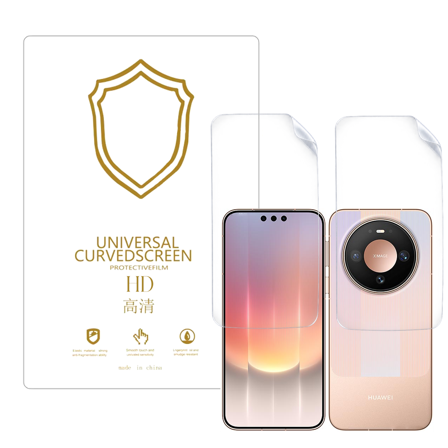 Microcase Huawei Mate 90 ile Uyumlu Full Tpu Nano Ön Arka Ekran Koruma Filmi - EKM103