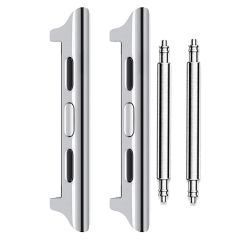 Microcase Apple Watch Series 10 46mm to 22 mm Çevirici Metal Kordon Kayış Adaptörü Set - AL3135