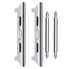 Microcase Apple Watch Series 10 46mm to 22 mm Çevirici Metal Kordon Kayış Adaptörü Set - AL3135