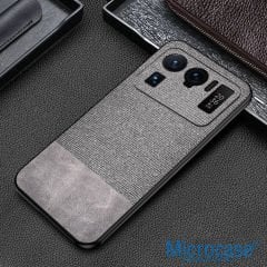 Microcase Xiaomi Mi 11i Fabrik Serisi Kumaş ve Deri Desen Kılıf (SEÇENEKLİ)