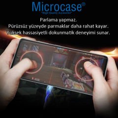 Microcase Realme C25 - C25S Tam Kaplayan Çerçeveli Mat Cam Koruma - AL3124