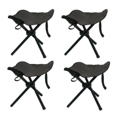 Microcase Çok Amaçlı Katlanabilir Seyahat Kamp Balıkçı Metro Metrobüs Tramvay için Tabure 34 cm 4 Adet AL5337