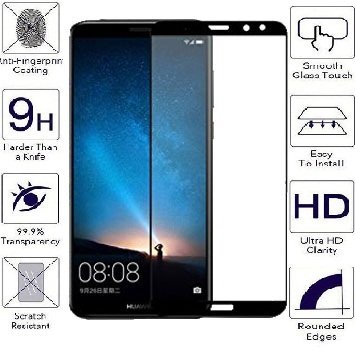 Huawei Mate 10 Lite Tam Kaplayan Tempered Glass Cam Koruma