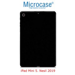 iPad Mini 5.Nesil 2019 Silikon Kılıf Siyah + EKRAN KORUMA (SEÇ)