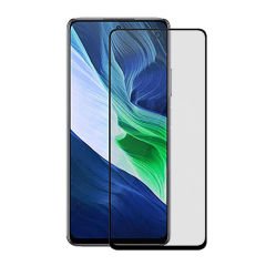 Microcase Infinix Note 10 Pro Tam Kaplayan Çerçeveli Mat Cam Koruma - AL3124