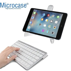 Microcase Apple iPad Air 13 2024  Tablet  Uyumlu Tablet Klavyesi + Tablet Tutucu Stand -AL3320