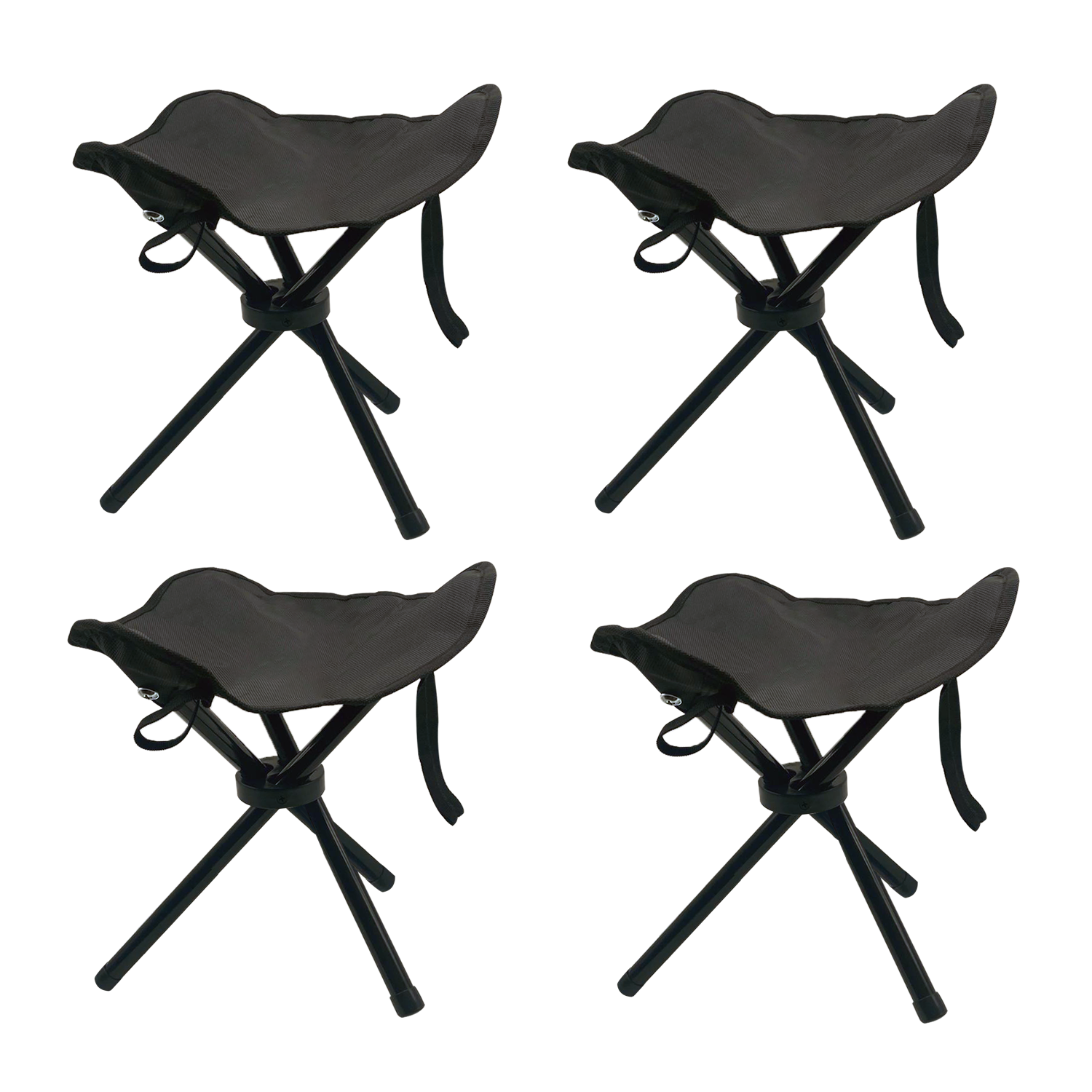 Microcase Çok Amaçlı Katlanabilir Seyahat Kamp Balıkçı Metro Metrobüs Tramvay için Tabure 38 cm 4 Adet AL5338