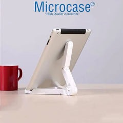 Microcase Apple iPad Air 13 2024  Tablet  Uyumlu Tablet Klavyesi + Tablet Tutucu Stand -AL3320