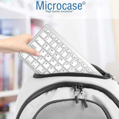Microcase Apple iPad Pro 11 2024  Tablet  Uyumlu Tablet Klavyesi + Tablet Tutucu Stand -AL3320