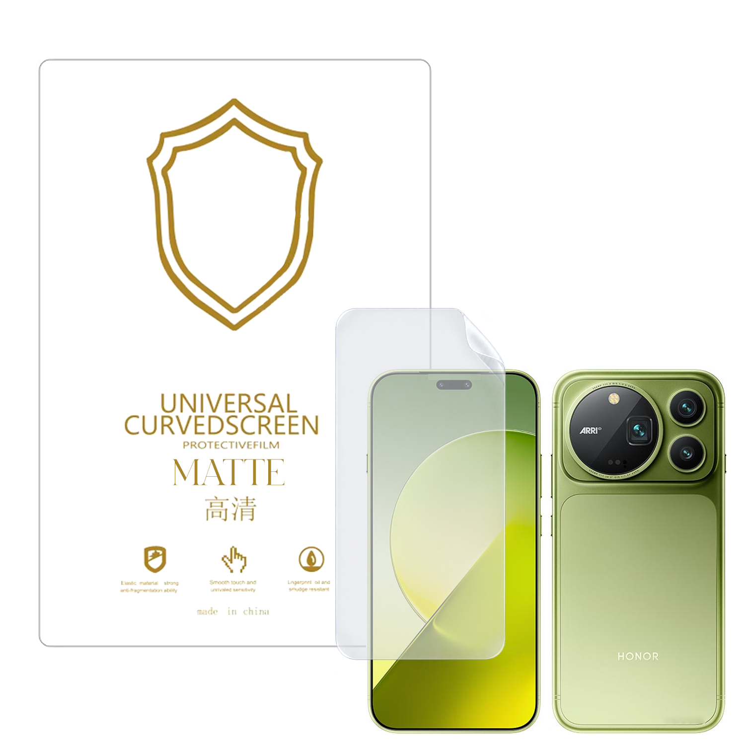 Microcase Honor Magic 9 Pro Max ile Uyumlu Tpu Nano Mat Ekran Koruma Filmi EKM107