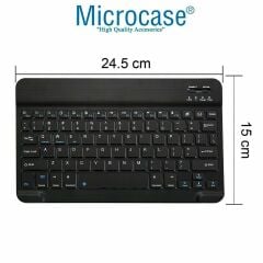 Microcase Xiaomi Pad 8 için Tablet Çanta + Bluetooth Klavye + Mouse + Tablet Standı - AL8112