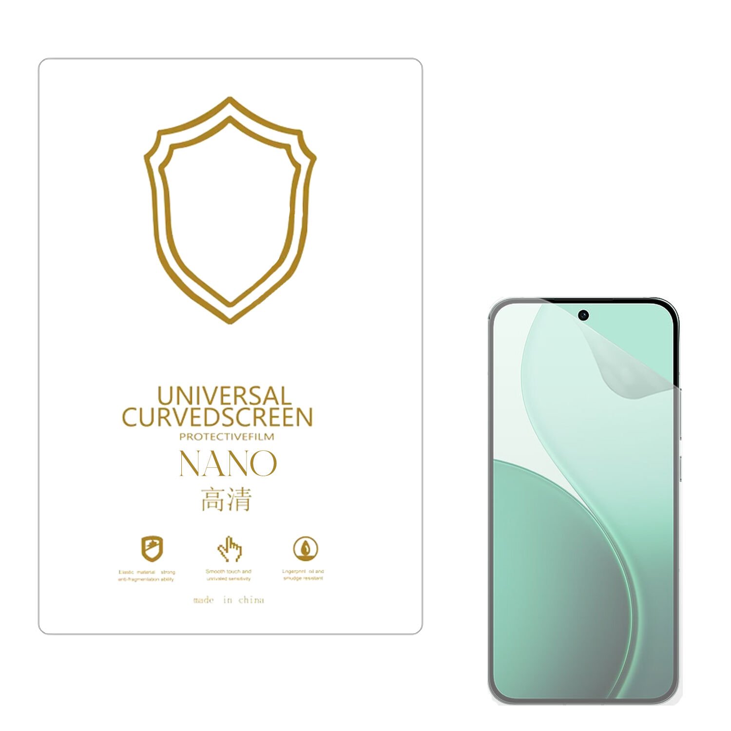 Microcase Oppo Reno 14 ile Uyumlu Full Tpu Nano Ön Ekran Koruma Filmi - EKM101
