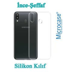 Samsung Galaxy M20 İnce 0.2 mm Silikon Kılıf + CAM (SEÇİN)