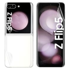 Microcase Samsung Galaxy Z Flip5 Hydrogel Esnek Ön Arka Koruma Filmi - AL3426