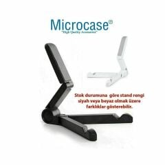 Microcase Lenovo Tab One 8.7 inch Tablet için Bluetooth Klavye + Mouse + Tablet Standı - AL45150 Pembe