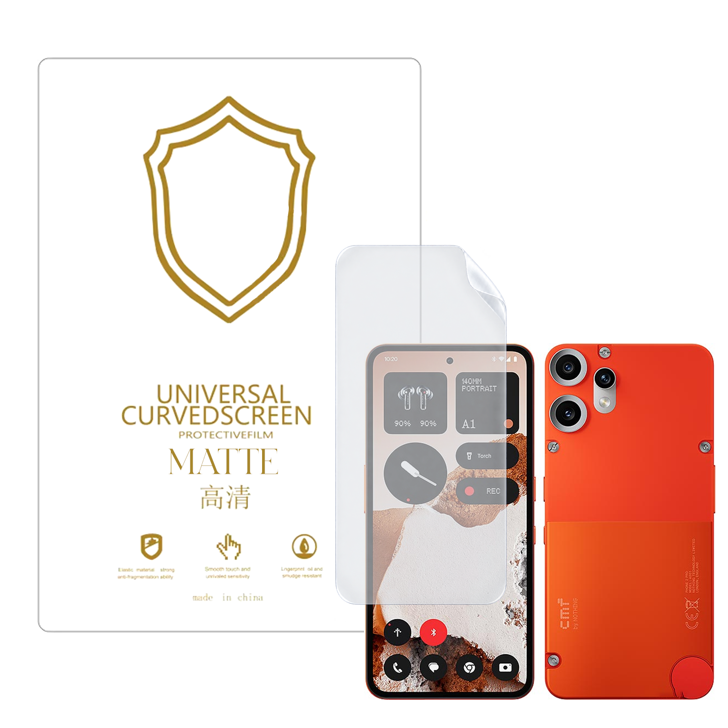 Microcase CMF Phone 2 Pro ile Uyumlu Tpu Nano Mat Ekran Koruma Filmi EKM107