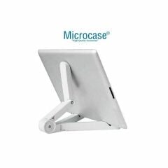 Microcase Samsung Active 4 Pro / Active 5 Pro 10.1'' ile uyumlu Bluetooth Touchpad Klavye (TR Sticker)+Bluetooth Mouse+Tablet Standı- AL2766