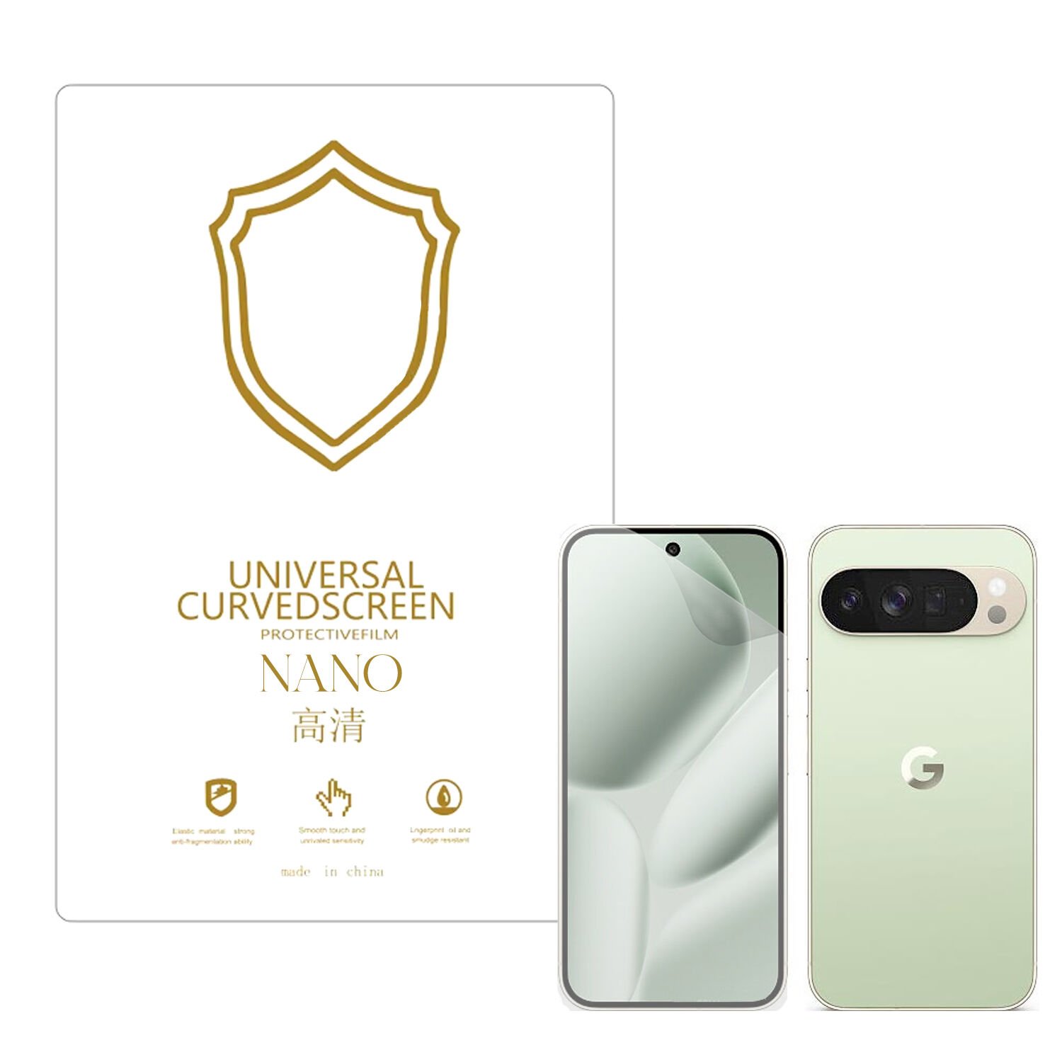 Microcase Google Pixel 10 Pro XL ile Uyumlu Full Tpu Nano Ön Ekran Koruma Filmi - EKM101