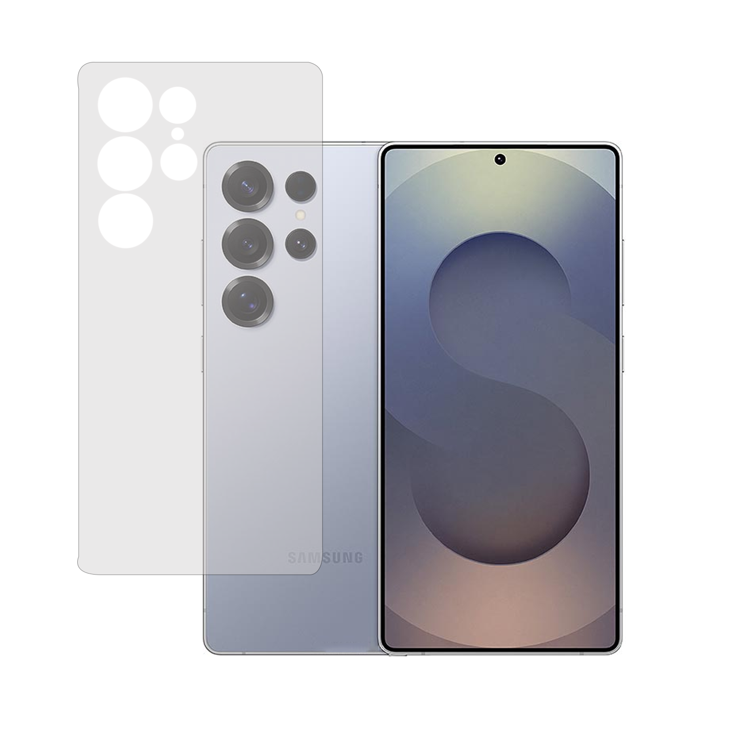 Microcase Samsung S25 Ultra Full Arka Kaplama Koruma Filmi -AL3281