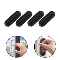 Microcase Plastik Sürgülü Kapı Çekmece Pencere  Sineklik  vb. için  Yapışkanlı  Kol Tutacağı -AL4757  4 Adet