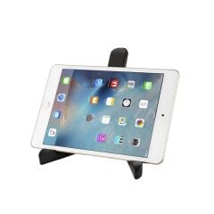 Microcase Samsung Active 4 Pro / Active 5 Pro 10.1'' ile uyumlu Touchpad Bluetooth Klavye + Tablet Standı - Siyah AL5183
