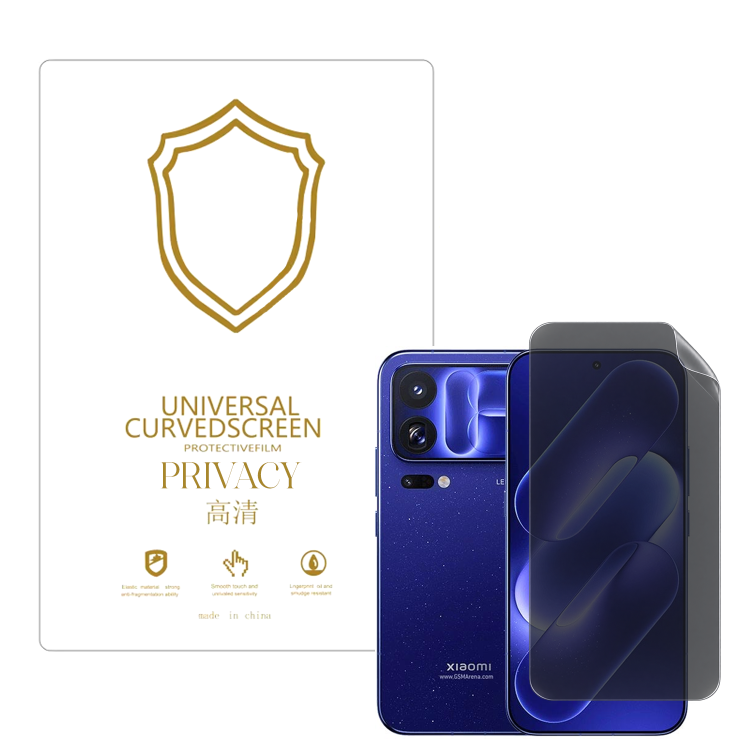 Microcase Xiaomi 18 Pro Max ile Uyumlu Privacy Gizlilik Filtreli Hayalet Nano Ekran Koruyucu-EKM110