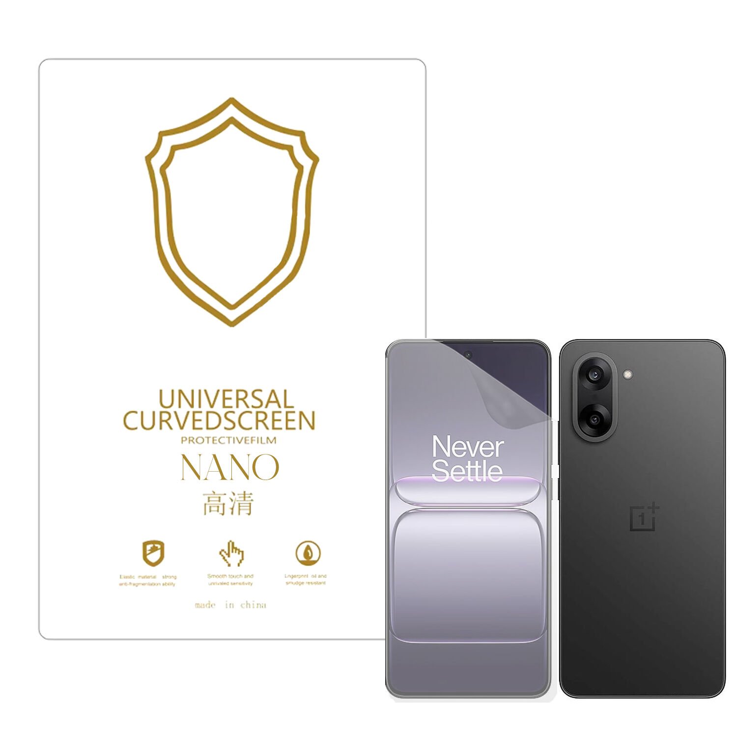 Microcase OnePlus Nord CE 5 ile Uyumlu Full Tpu Nano Ön Ekran Koruma Filmi - EKM101