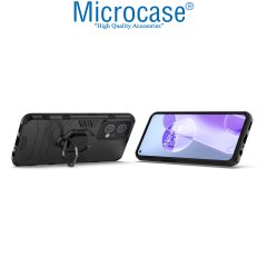 Microcase Oneplus Nord CE 2 Lite 5G Batman Yüzüklü Armor Kılıf - Siyah