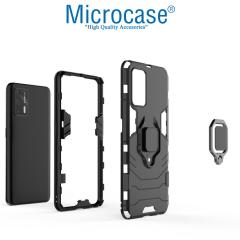 Microcase Oneplus Nord CE 2 Lite 5G Batman Yüzüklü Armor Kılıf - Siyah