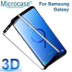 Microcase Samsung Galaxy Note 9 3D Curved Tam Kaplayan Tempered
