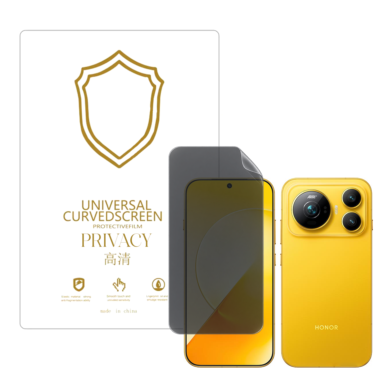 Microcase Honor Magic 9 ile Uyumlu Privacy Gizlilik Filtreli Hayalet Nano Ekran Koruyucu-EKM110