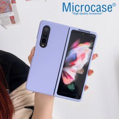 Microcase Samsung Galaxy Fold3 için Mat Yüzey Sert Plastik Kılıf - AL8848