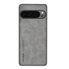 Microcase Google Pixel 10 Pro için Luxury Leather Series Deri Desenli Plastik Koruma Kılıf - AL8125