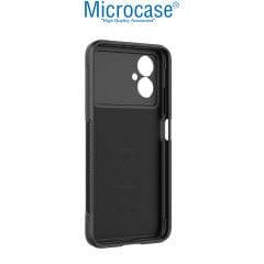 Microcase Xiaomi Poco M4 5G Miami Serisi Darbeye Dayanıklı Silikon Kılıf - Koyu Gri