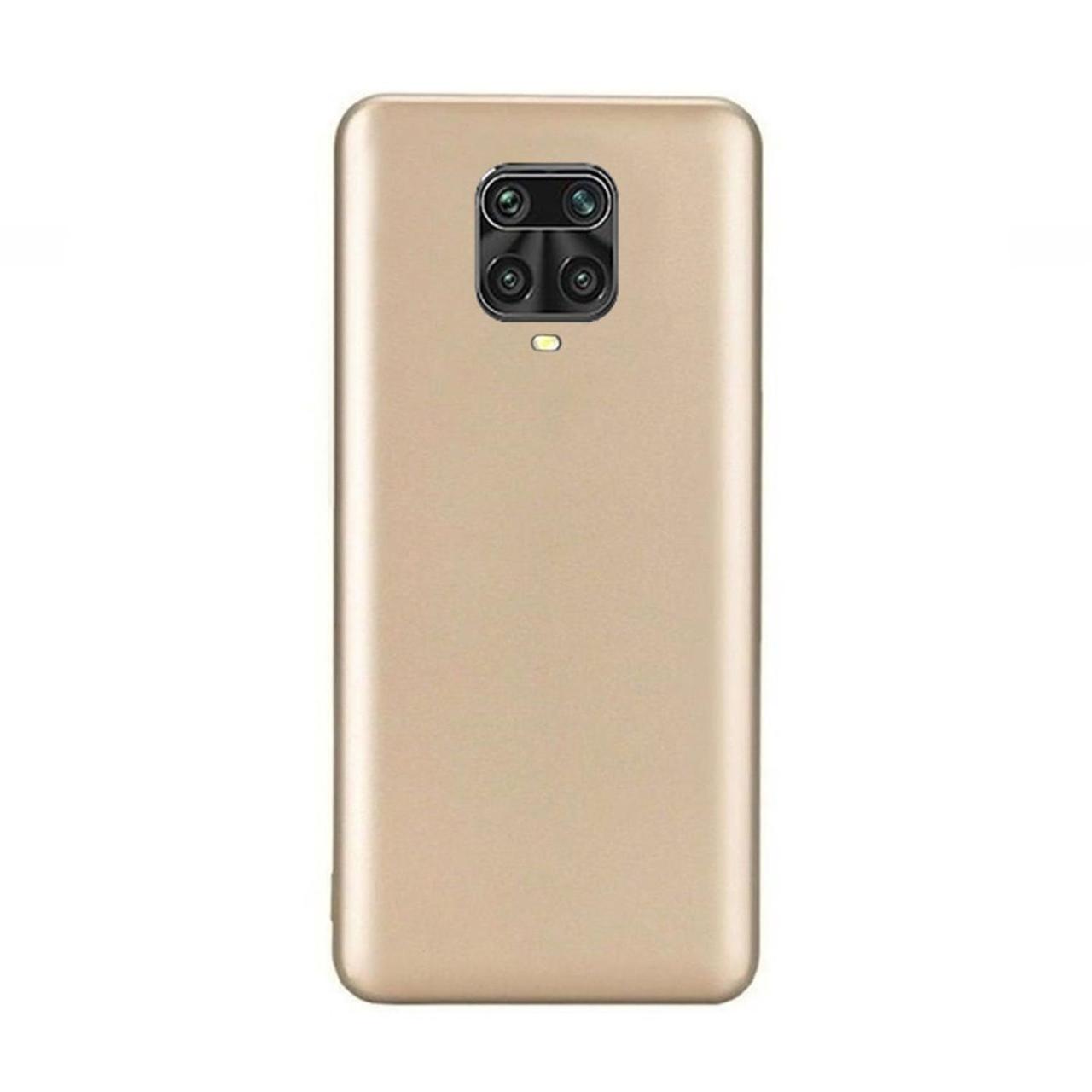 Microcase Xiaomi Redmi Note9 Pro Premium Matte Silikon Kılıf-Gold