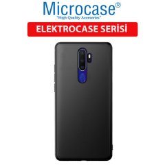 Microcase Oppo A5 2020 - Oppo A9 2020 Elektrocase Serisi Kamera Korumalı Silikon Kılıf - Siyah