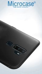 Microcase Oppo A5 2020 - Oppo A9 2020 Elektrocase Serisi Kamera Korumalı Silikon Kılıf - Siyah
