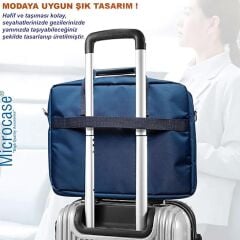 Microcase HONOR MagicPad 4 12.3 inch ile uyumlu Macbook Çantası+Türkçe Bluetooth Klavye+Mouse+Tablet Standı Beyaz AL5164