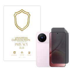 Microcase Vivo X500 ile Uyumlu Privacy Gizlilik Filtreli Hayalet Nano Ekran Koruyucu-EKM110