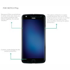 Motorola Moto Z Play Tempered Glass Cam Ekran Koruma