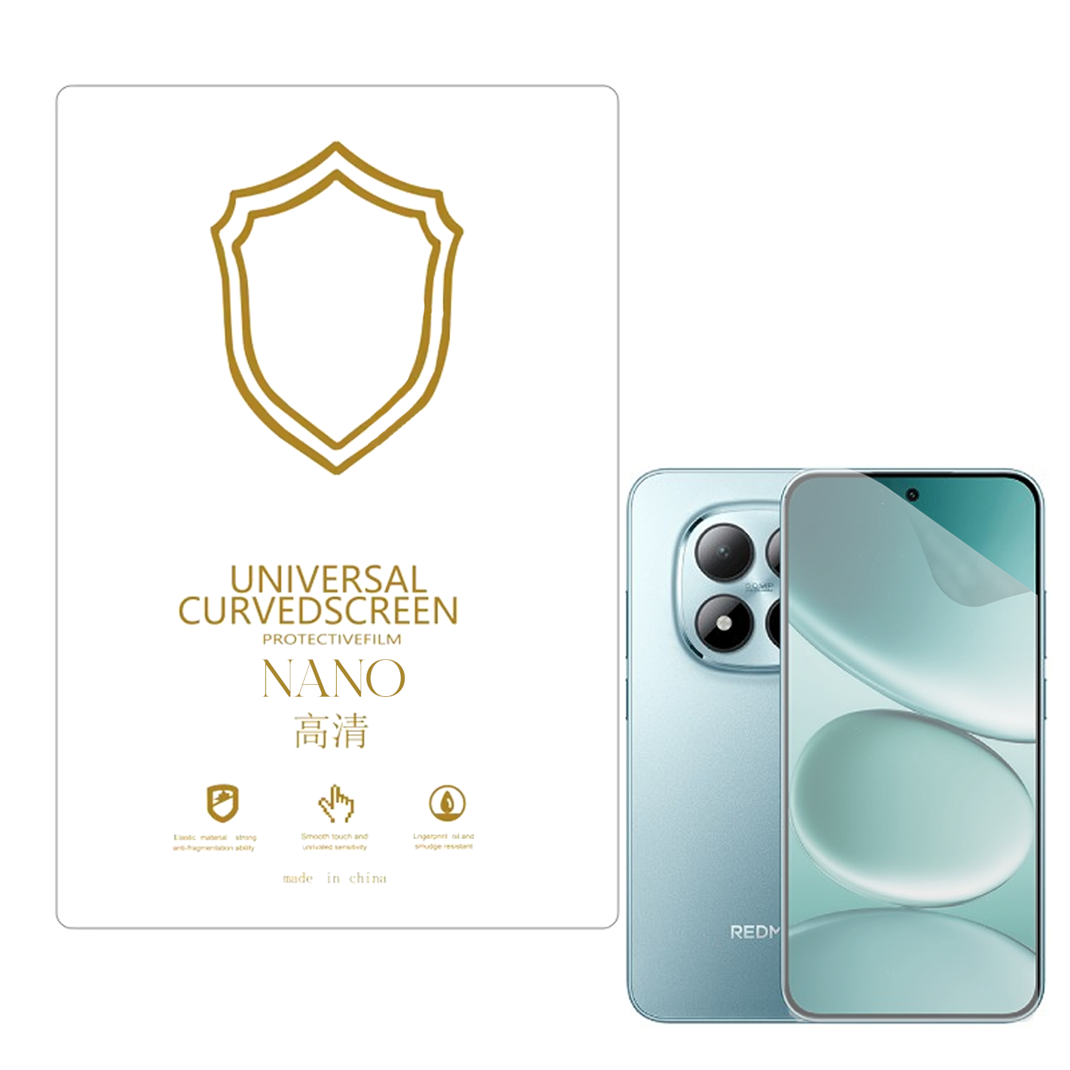 Microcase Xiaomi Redmi Note 15 Pro ile Uyumlu Full Tpu Nano Ön Ekran Koruma Filmi - EKM101