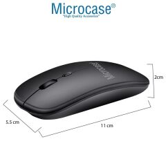 Microcase Lenovo Tab TB311FU 2025 10.1 inch Tablet için Bluetooth Klavye + Mouse + Tablet Standı - AL45150 Pembe