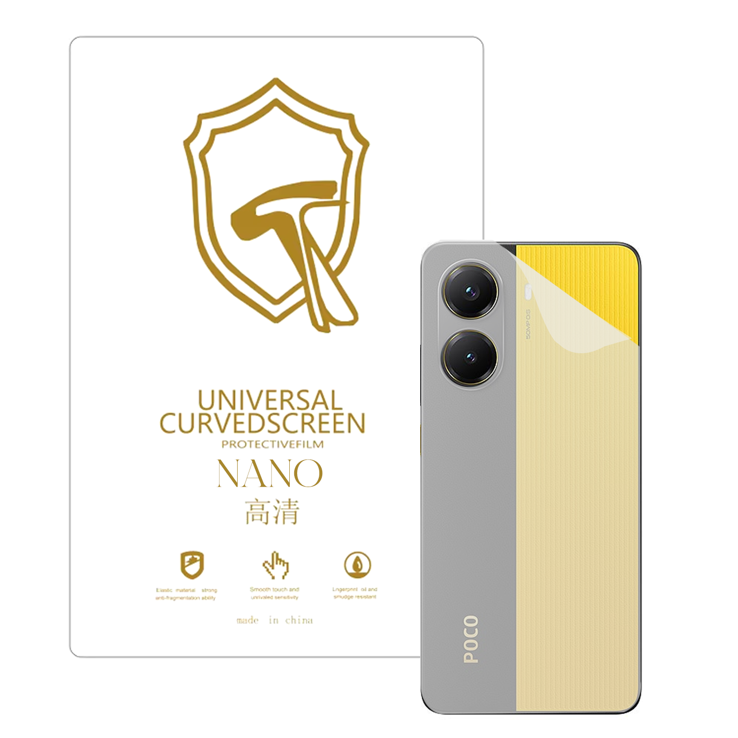Microcase Xiaomi Redmi Poco X7 Pro/Redmi Turbo 4 5G ile Uyumlu Full Tpu Nano Arka Ekran Koruma Filmi - EKM102